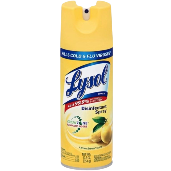 LYSOL WH-RC1-0078060 Disinfectant Spray Lemon Breeze