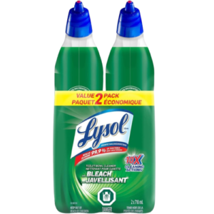 LYSOL WH-RC1-0091038 Toilet Bowl Cleaner Twin Pack Bleach