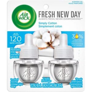 AIR WICK WH-RC1-0091054 Scented Oil Refill 0+2 FRESH NEW DAY Simply Cotton