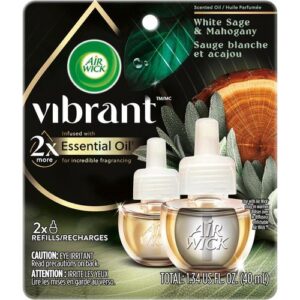 AIR WICK® WH-RC1-0091123 Scented Oil Refill 0+2 Vibrant™ White Sage & Mahogany