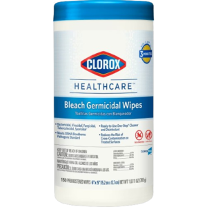 CLOROX WH-TP1-0558940 Healthcare Bleach Germicidal Wipe