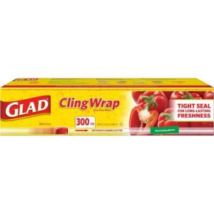 GLAD WH-TP1-0000151 Cling Plastic Wrap 300 Metre Roll