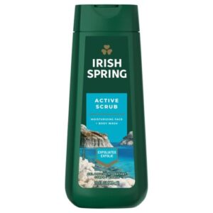 Irish Spring WH-DO1-0000042 Active Scrub Exfoliating Body Wash 20 Oz