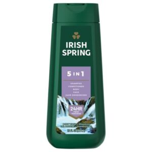 Irish Spring WH-DO1-0000044 5in1 Body Wash Shampoo 20 Oz