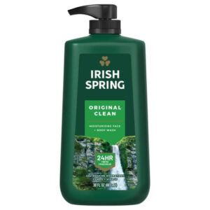 Irish Spring WH-DO1-0000049 Original Clean Men's Body Wash with Pump 30 Oz