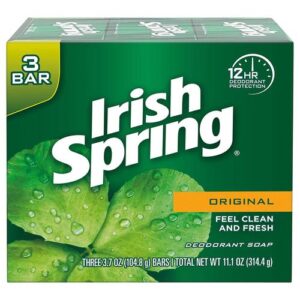 Irish Spring WH-DO1-0000052 Original Scent 3 Bar Soap 3.7 Oz