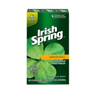 Irish Spring WH-DO1-0000055 Original 6 Bar Soap for Men 3.7 Oz