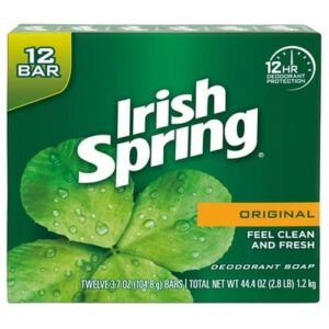 Irish Spring WH-DO1-0000059 Original 12 Bar Soap for Men 3.7 Oz