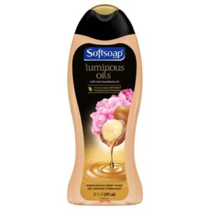 Softsoap WH-DO1-0000067 Luminous Oils Moisturizing Body Wash Macadamia Oil & Peony 20 Oz