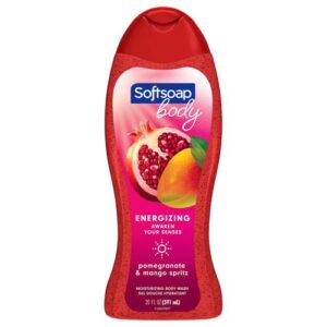 Softsoap WH-DO1-0000068 Juicy Pomegranate & Mango Moisturizing Body Wash 20 Oz