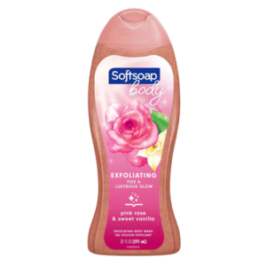 Softsoap WH-DO1-0000073 Lustrous Glow Rose & Vanilla Moisturizing Body Wash 20 Oz